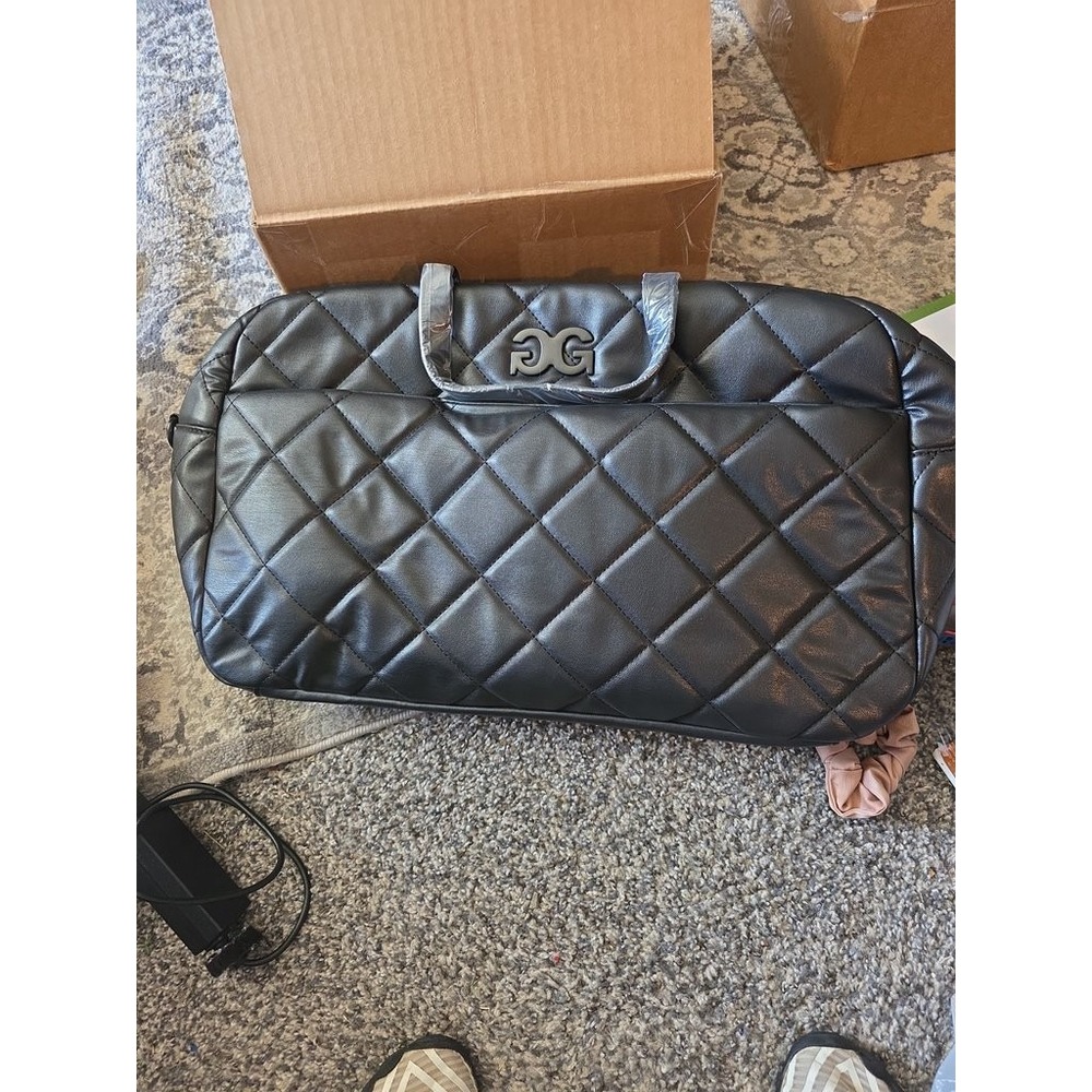 Gilda Paris‎ Quilted Black Bag